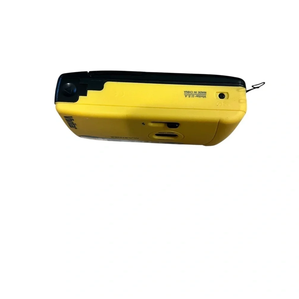 Vintage Vivitar Mariner 35mm Film Camera Yellow Blue Point & Shoot Retro